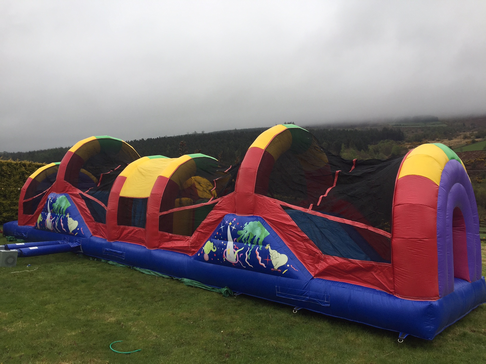 Giant Jungle Animals Obstacle Course