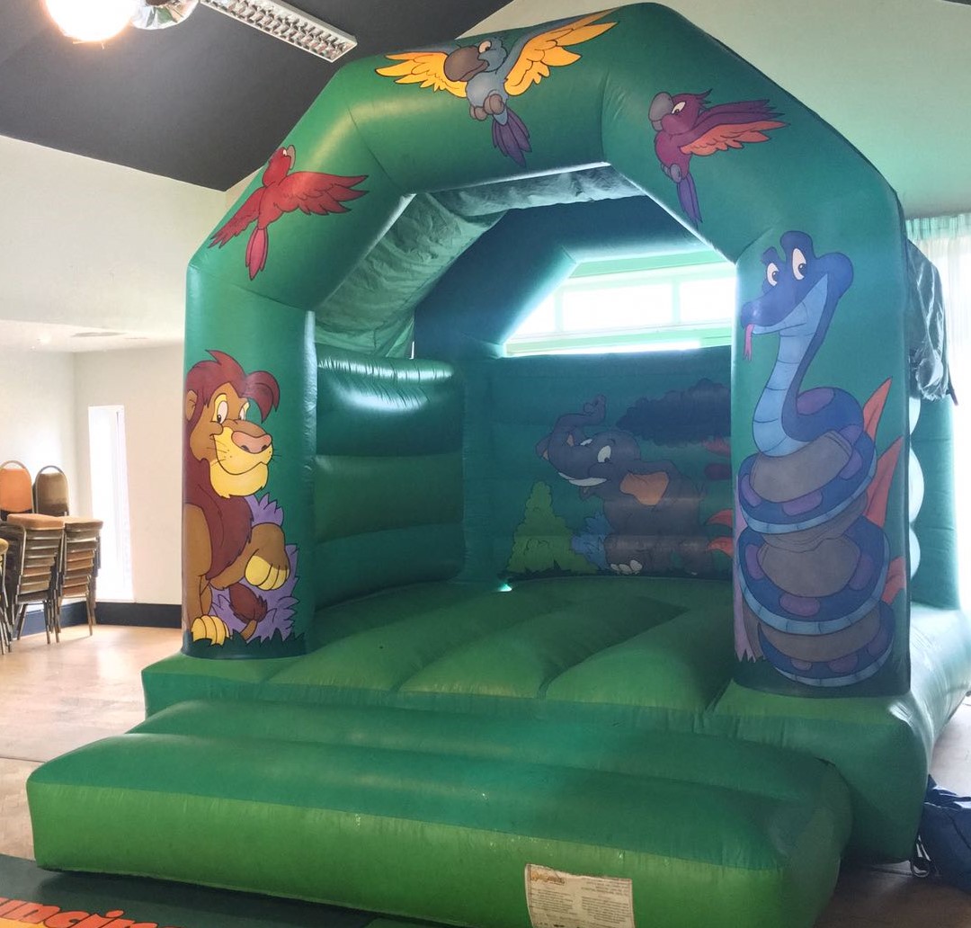 Jungle Themed Bouncy Castle