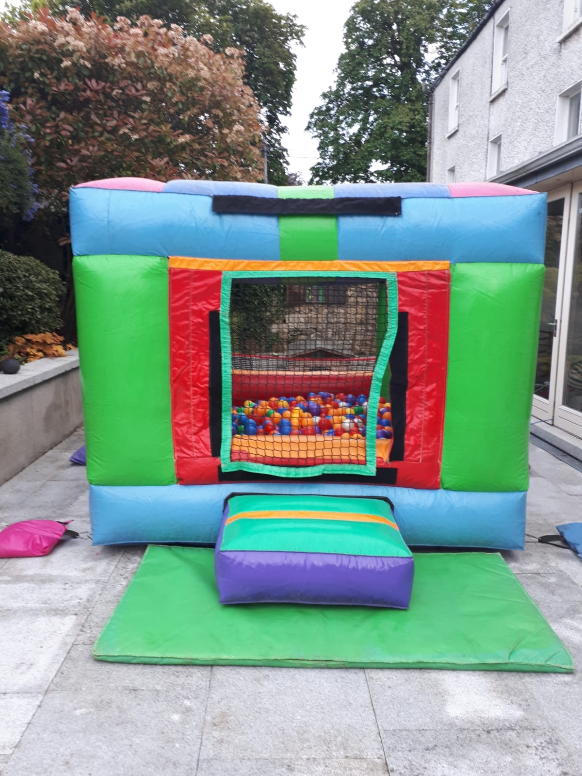 Rainbow Safety Castle & Ball Pit